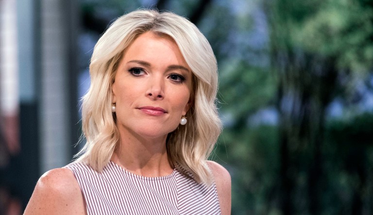 Megyn Kelly poses on the set of her new show, "Megyn Kelly Today," at NBC Studios on Sept, 21, 2017, in New York.