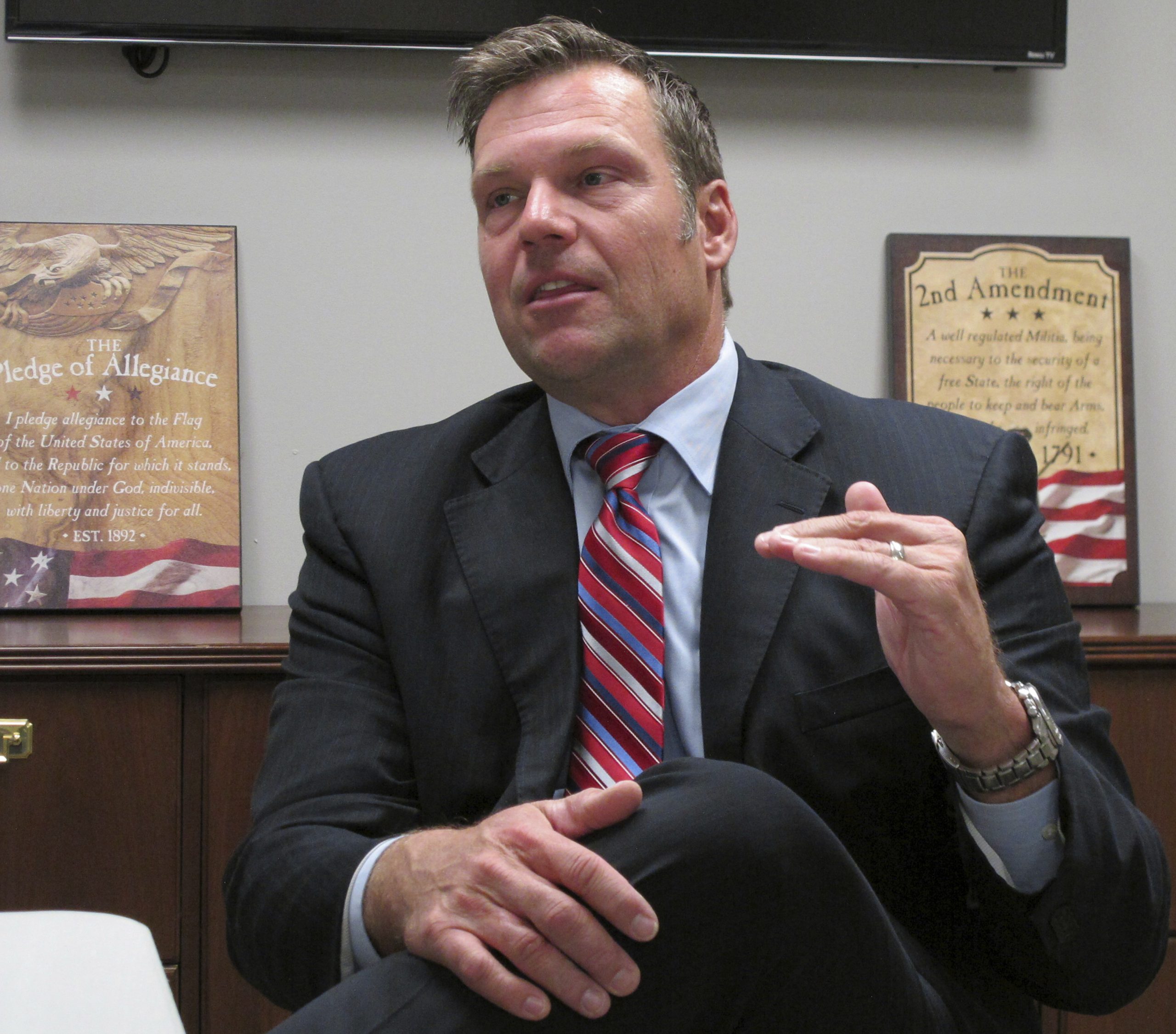 Kansas Secretary of State Kris Kobach found in contempt of court