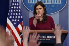 Sarah Sanders first learned about Trump reimbursing Cohen from Giuliani’s Fox News interview