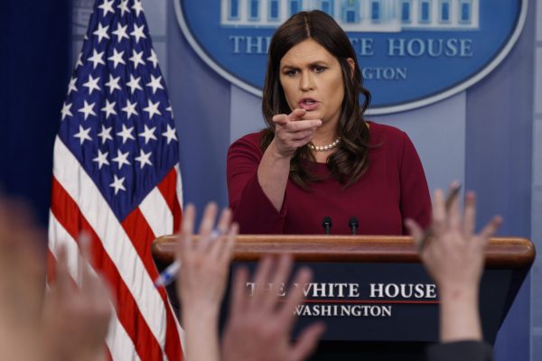 Sarah Sanders first learned about Trump reimbursing Cohen from Giuliani’s Fox News interview