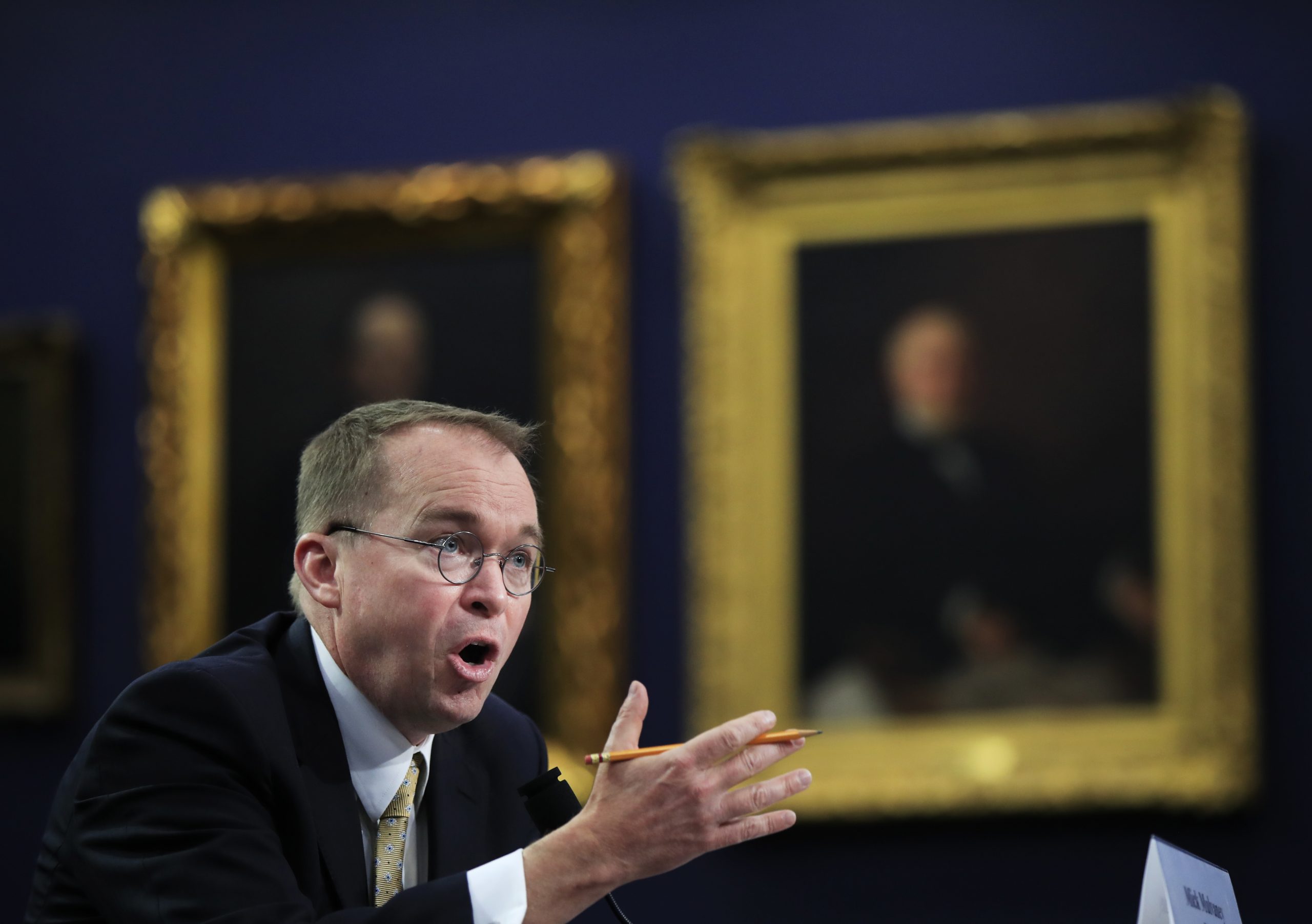 Mick Mulvaney encourages bankers, lobbyists to donate more to Congress