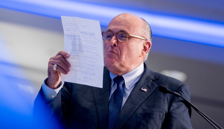 Rudy Giuliani resigns from law firm to focus on Trump