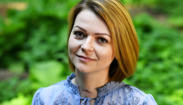 Yulia Skripal poses for the media during an interview in n London, Wednesday May 23, 2018. Yulia Skripal says recovery has been slow and painful, in first interview since nerve agent poisoning. 