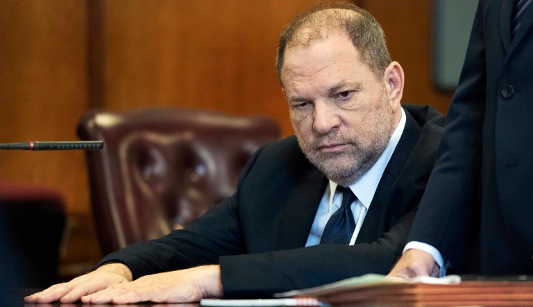Harvey Weinstein appears in court in New York, Tuesday, June 5, 2018. Weinstein pleaded not guilty to rape and criminal sex act charges in a brief hearing Tuesday before a judge and his lawyer vowed afterward to try and beat the case even before it goes to trial.