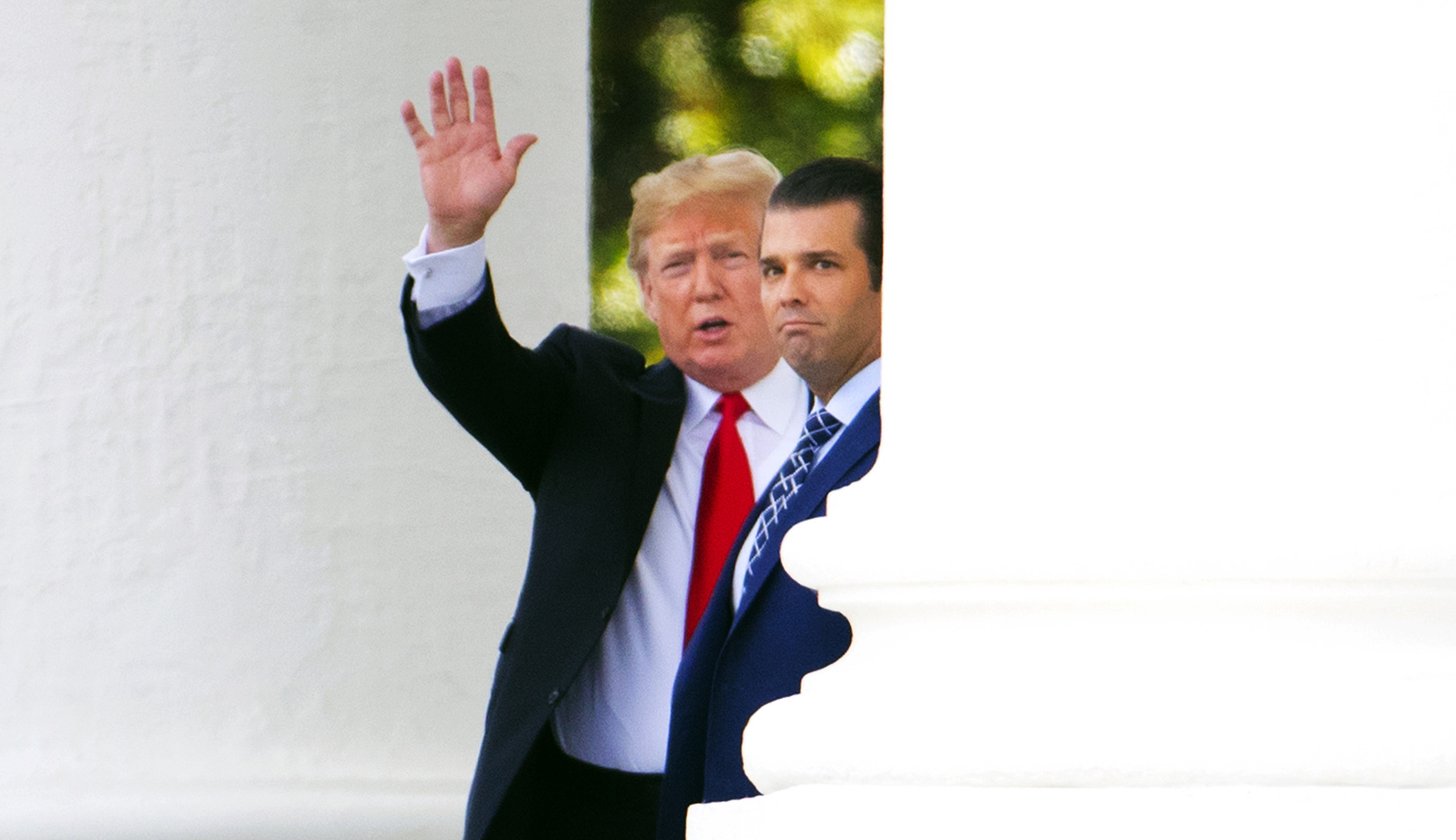 Donald Trump and Donald Trump Jr 080518