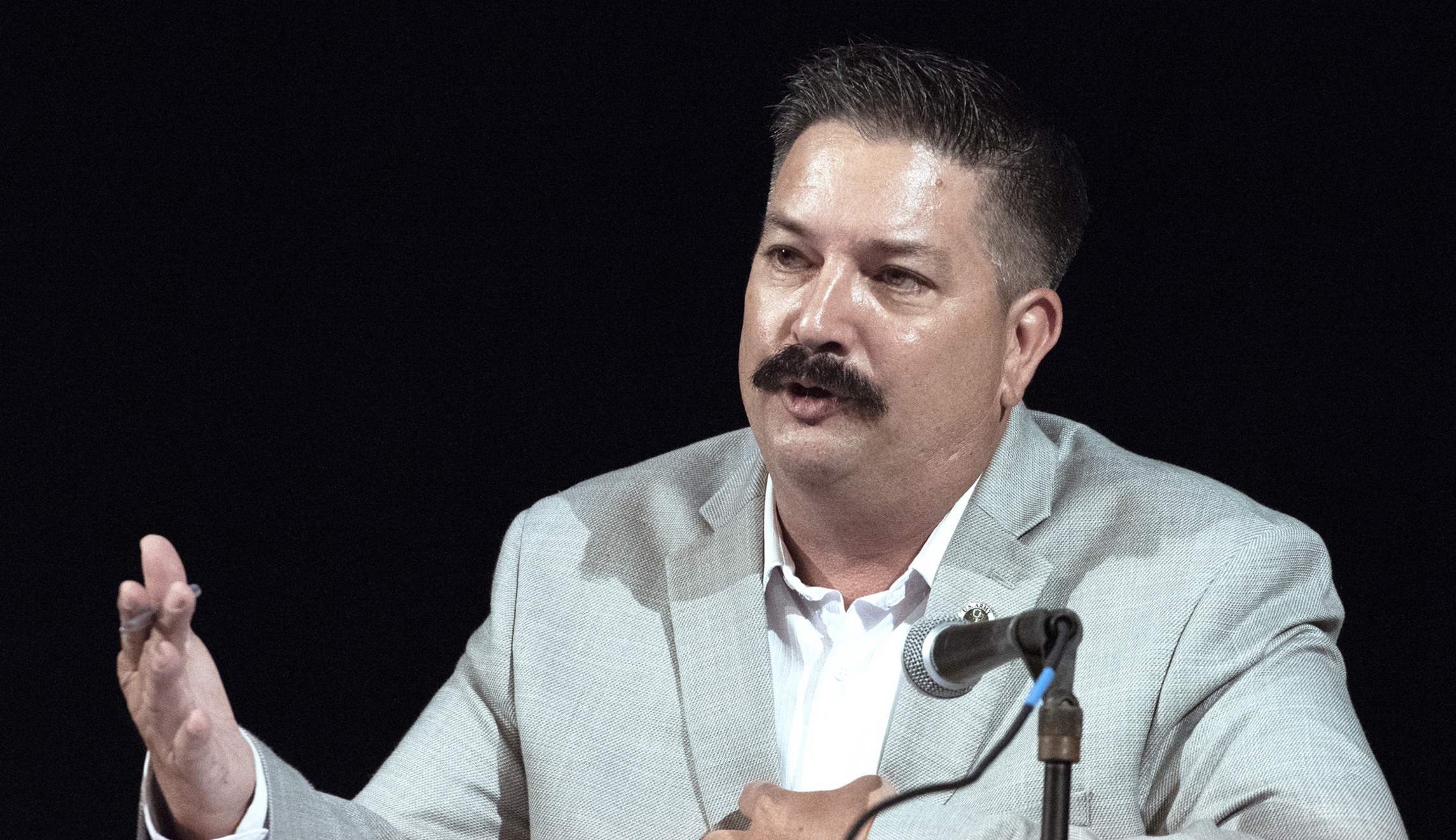 Who’s afraid of the big, bad ‘stache? Democratic establishment favorite awash in cash Randy Bryce no longer leading in his primary
