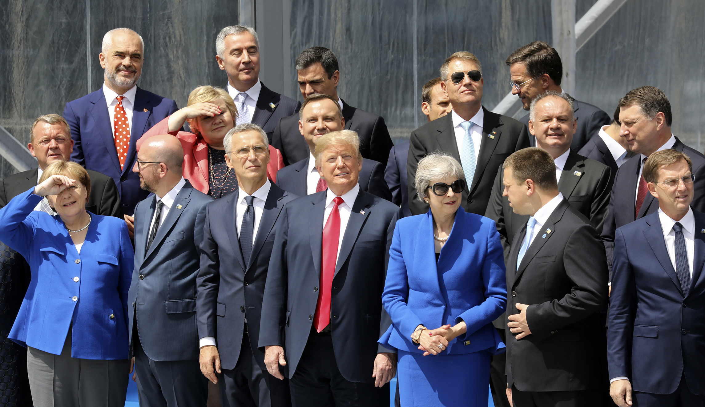 Here’s the coin commemorating Trump’s trip to the summer 2018 NATO summit