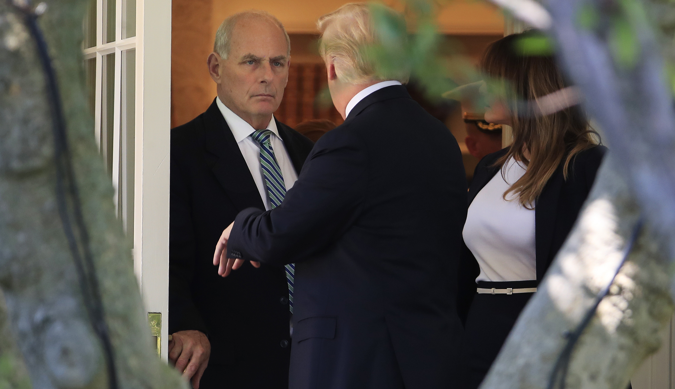 CNN reports John Kelly getting outshined, leaving home later for work