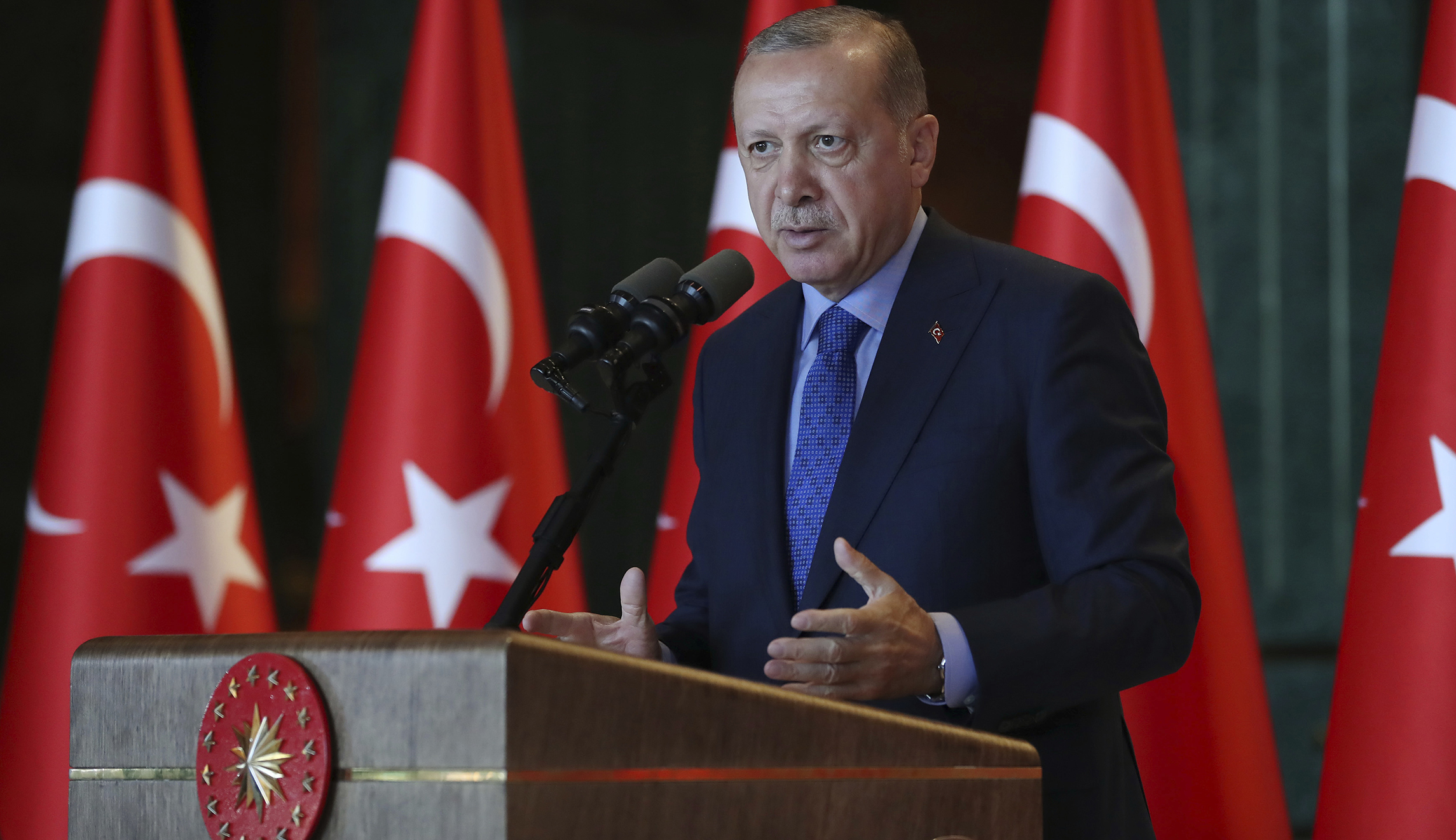 Recep Tayyip Erdogan: ‘Turkey is under siege’ economically