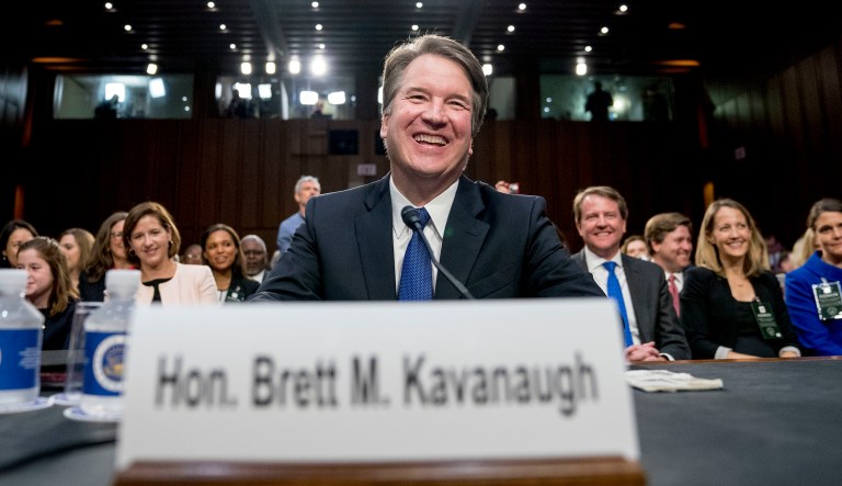 Supreme Court nominee Brett Kavanaugh, a federal appeals court judge, appears before the Senate Judiciary Committee on Capitol Hill in Washington to begin his confirmation to replace retired Justice Anthony Kennedy.