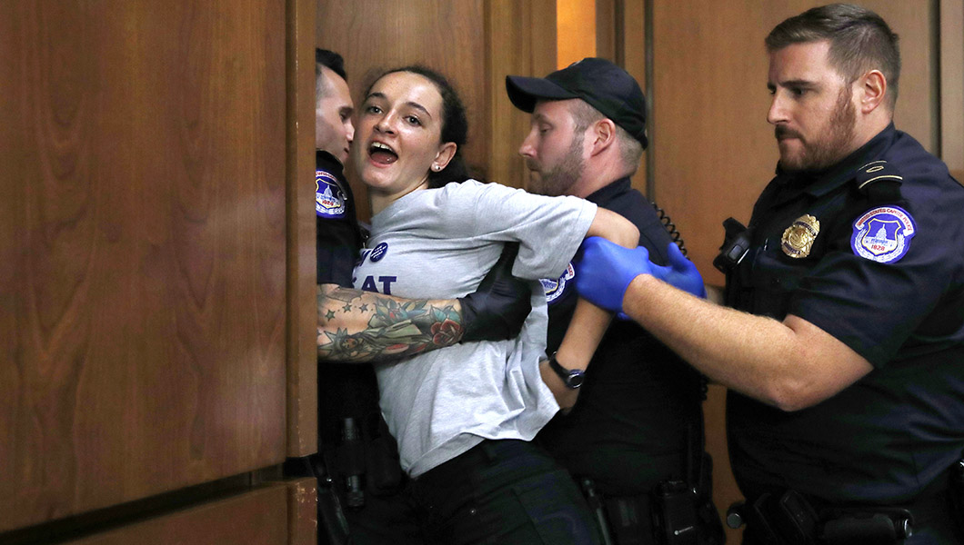 Capitol Police arrest 73 in Kavanaugh protests Wednesday