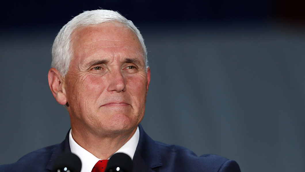 Pence quips ‘somebody else’ than Trump for president in 2024