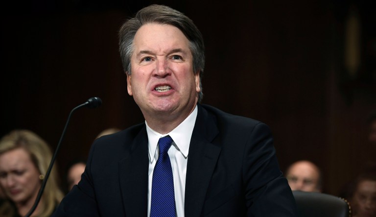 Supreme Court nominee Judge Brett Kavanaugh gives his opening statement before the Senate Judiciary Committee, Thursday, Sept. 27, 2018, on Capitol Hill in Washington.