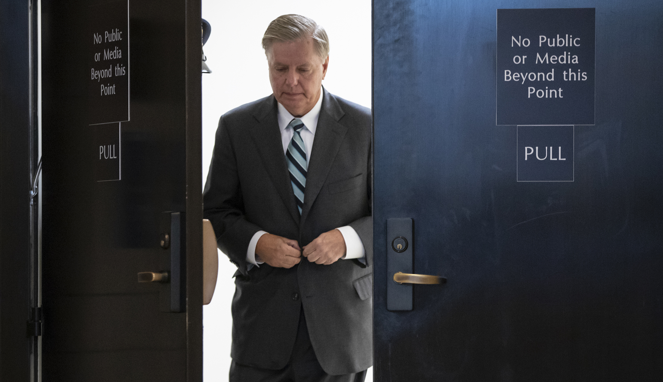 Lindsey Graham says people spat at him over Brett Kavanaugh support