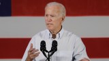 Former Vice President Joe Biden speaks during a rally.