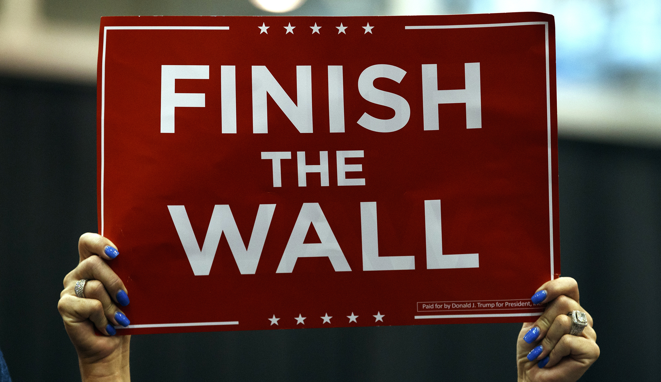 Trump’s popularity remains high among Republican voters, despite pessimism over wall funding