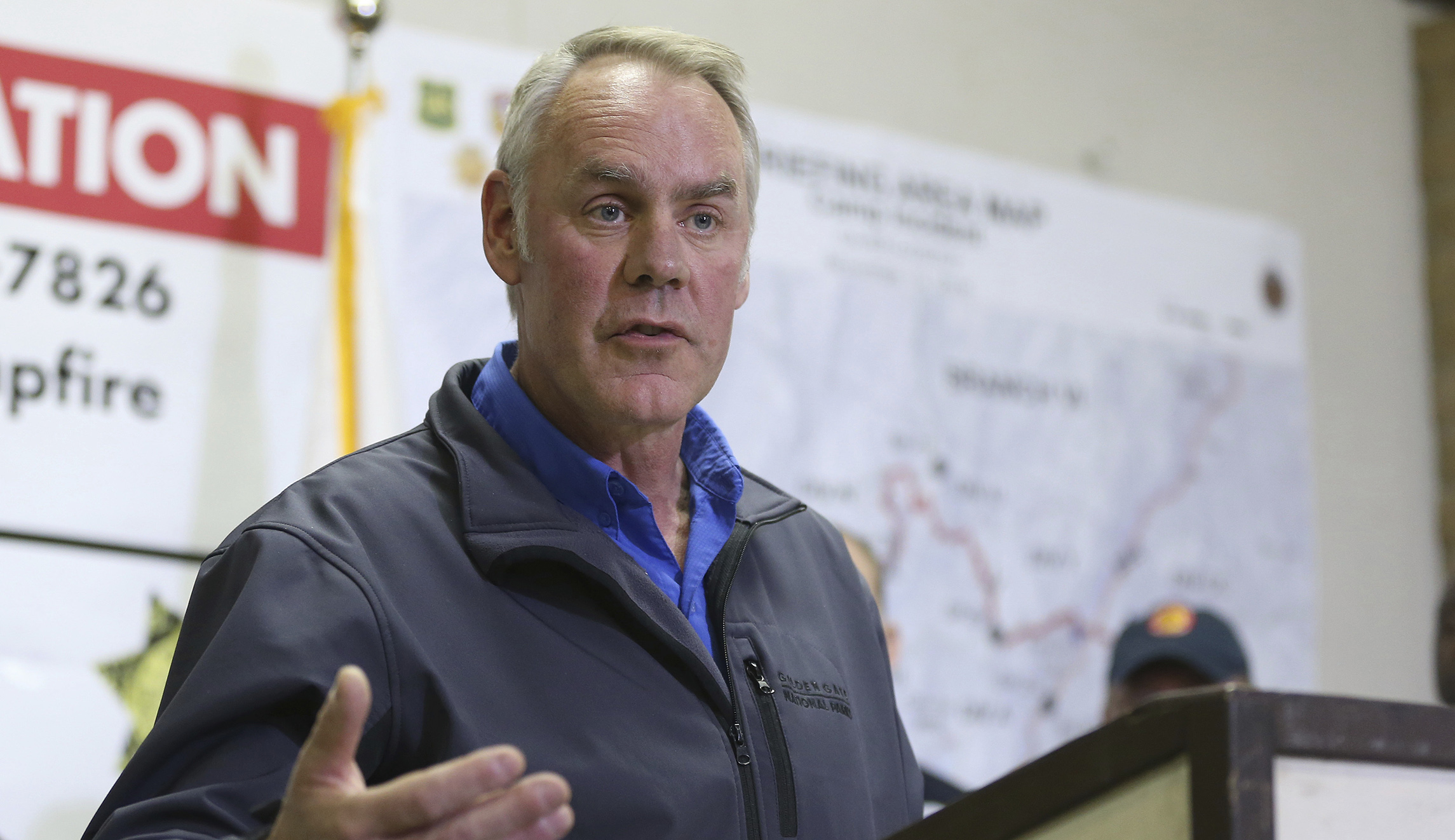 Zinke guilts California by citing the carbon pollution from wildfires