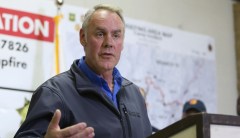 Zinke guilts California by citing the carbon pollution from wildfires