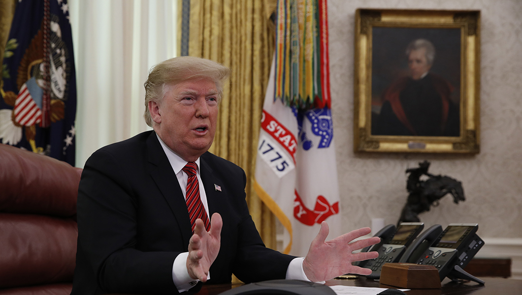 Trump demands border wall for Christmas