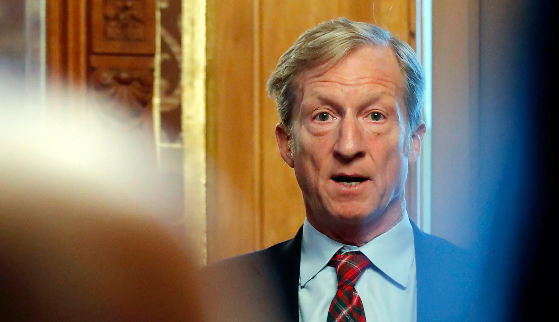 Tom Steyer booted from liberal conference speaking spot over lack of poll support