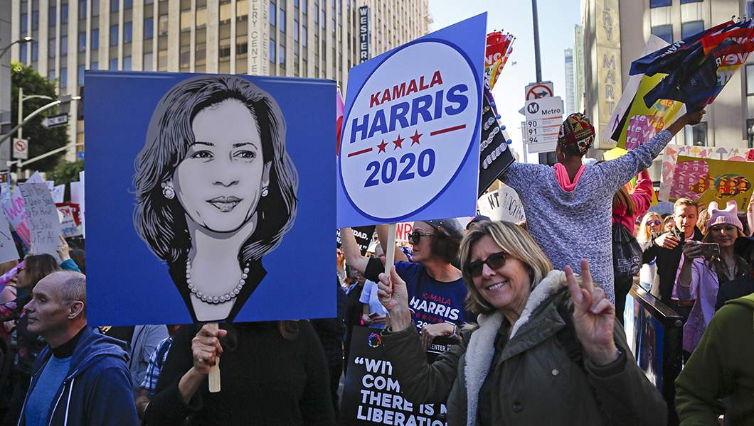 Kamala Harris resumes her run for president