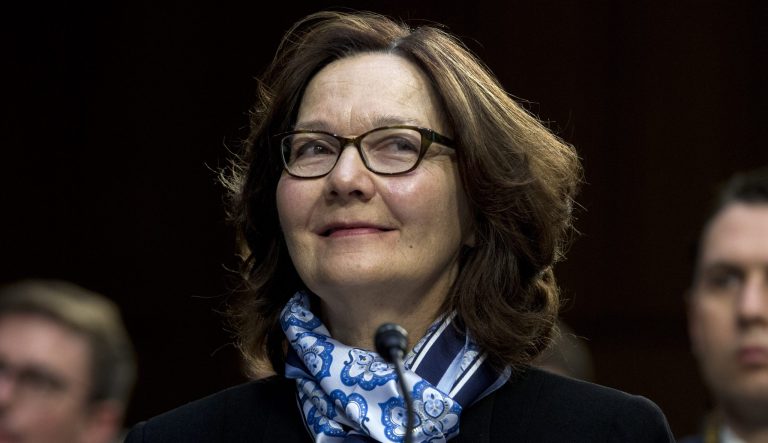 CIA Director Gina Haspel testifies before the Senate Intelligence Committee on Capitol Hill in Washington Tuesday, Jan. 29, 2019. 