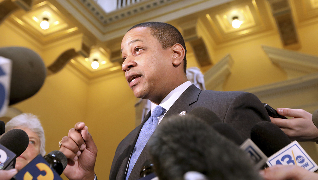 Justin Fairfax placed on leave by his law firm after rape allegation