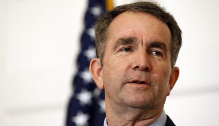 In this Feb. 2, 2019, file photo, Virginia Gov. Ralph Northam speaks during a news conference in the Governor's Mansion in Richmond, Va.