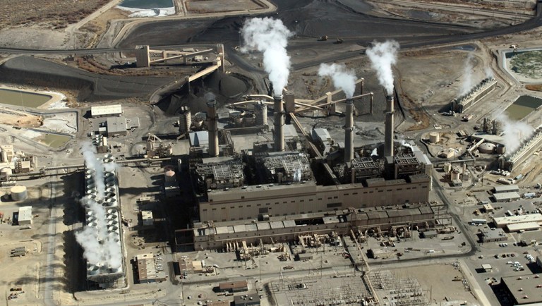 The coal-fired San Juan Generating Station near Farmington, N.M.