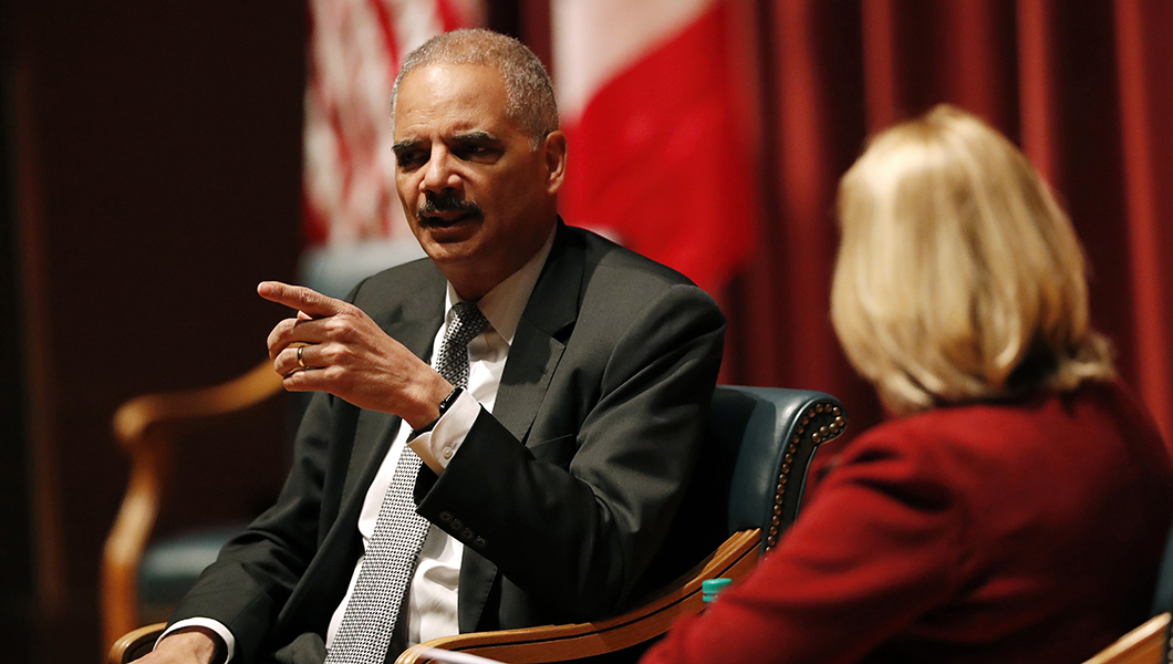 Eric Holder hails ‘Green New Deal’ as ‘our generation’s moonshot’