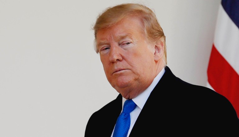 President Trump appears.