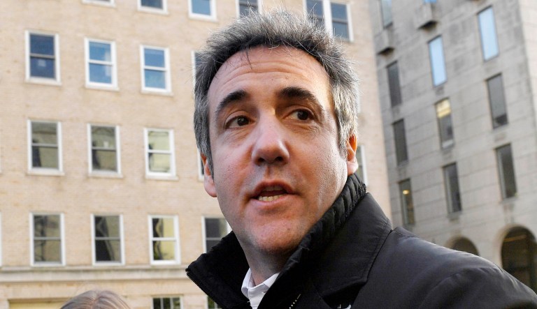 Michael Cohen, President Trump's former personal attorney, leaves Capitol Hill in Washington, D.C.