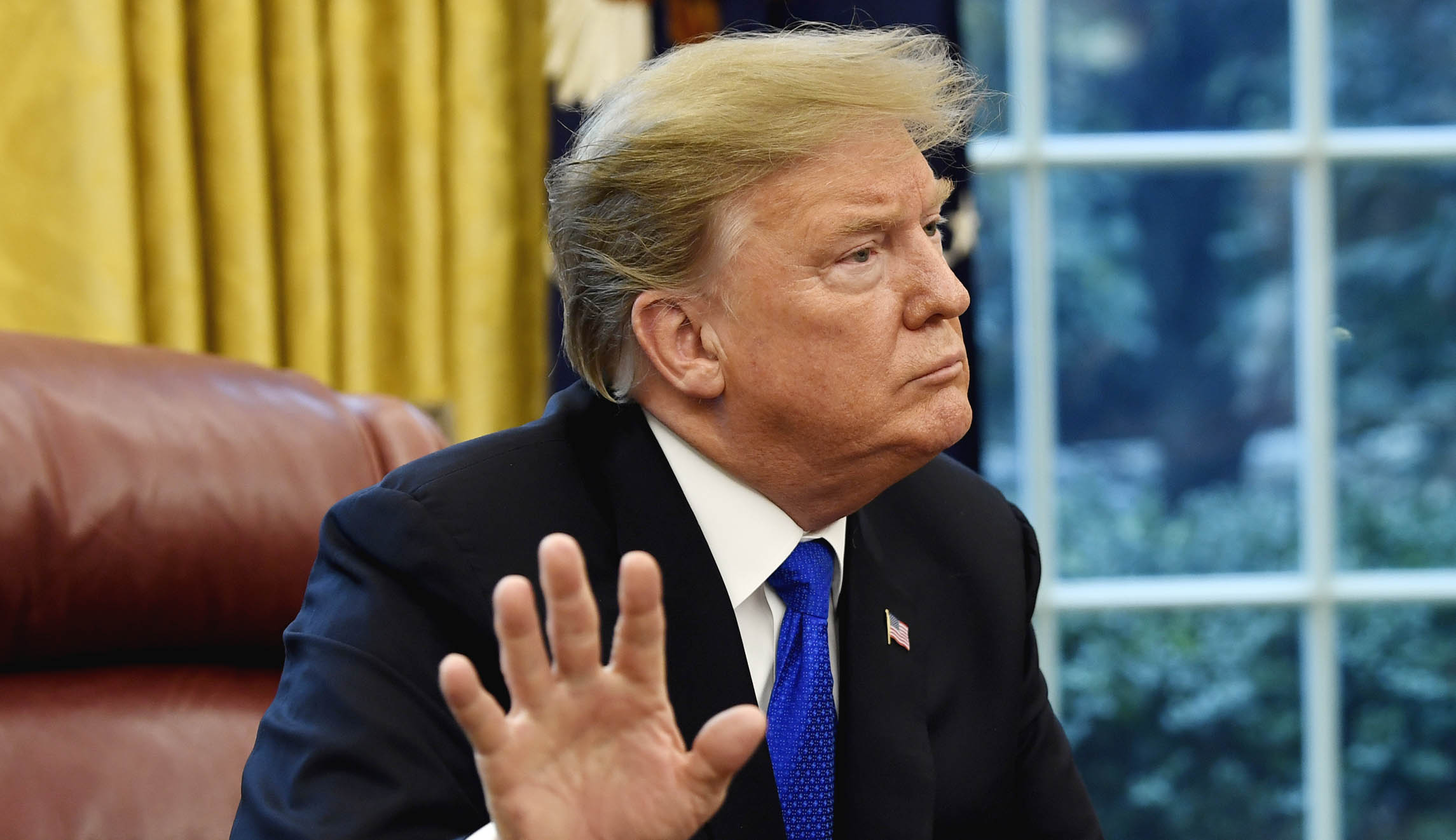 Trump: Chances he’ll veto resolution blocking emergency declaration ‘100 percent’