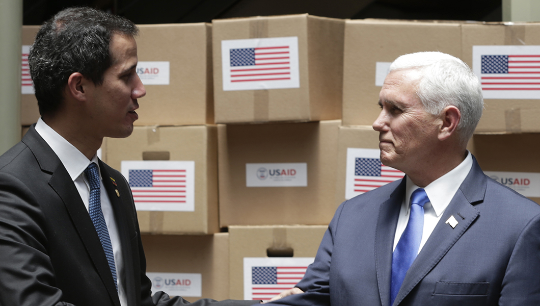 Pence issues stern warning to Maduro, suggests military action possible