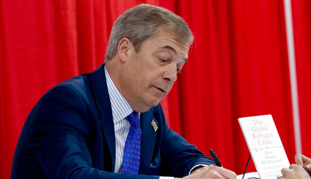 Nigel Farage eggs on Trump over border wall emergency