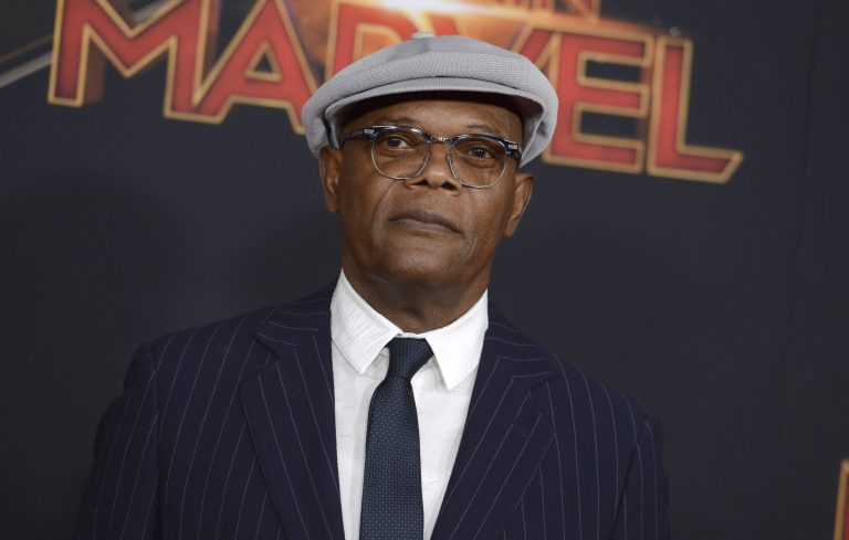 Samuel L. Jackson arrives at the world premiere of "Captain Marvel" on Monday, March 4, 2019, at the El Capitan Theatre in Los Angeles. 