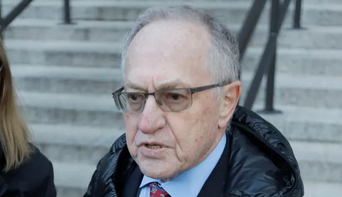 Attorney Alan Dershowitz speaks during a news conference.