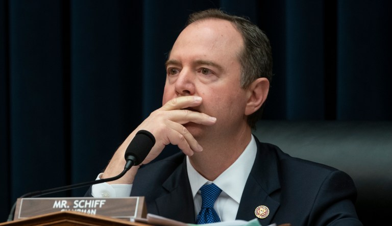 House Intelligence Committee Chairman Adam Schiff, D-Calif., listens during a hearing on Capitol Hill in Washington, Thursday, March 28, 2019.