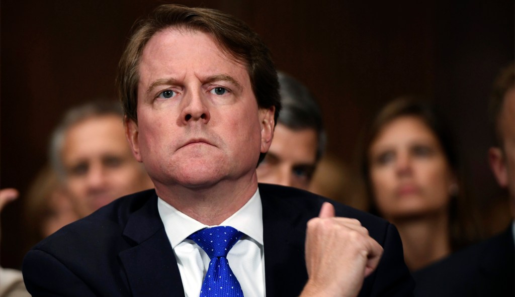 McGahn instructed not to testify, setting up second contempt vote in Congress