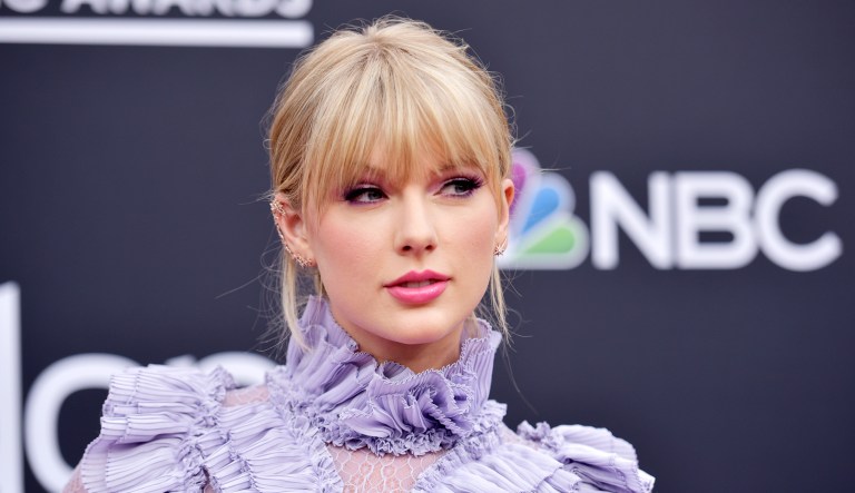 Taylor Swift arrives at the Billboard Music Awards on May 1 at the MGM Grand Garden Arena in Las Vegas.