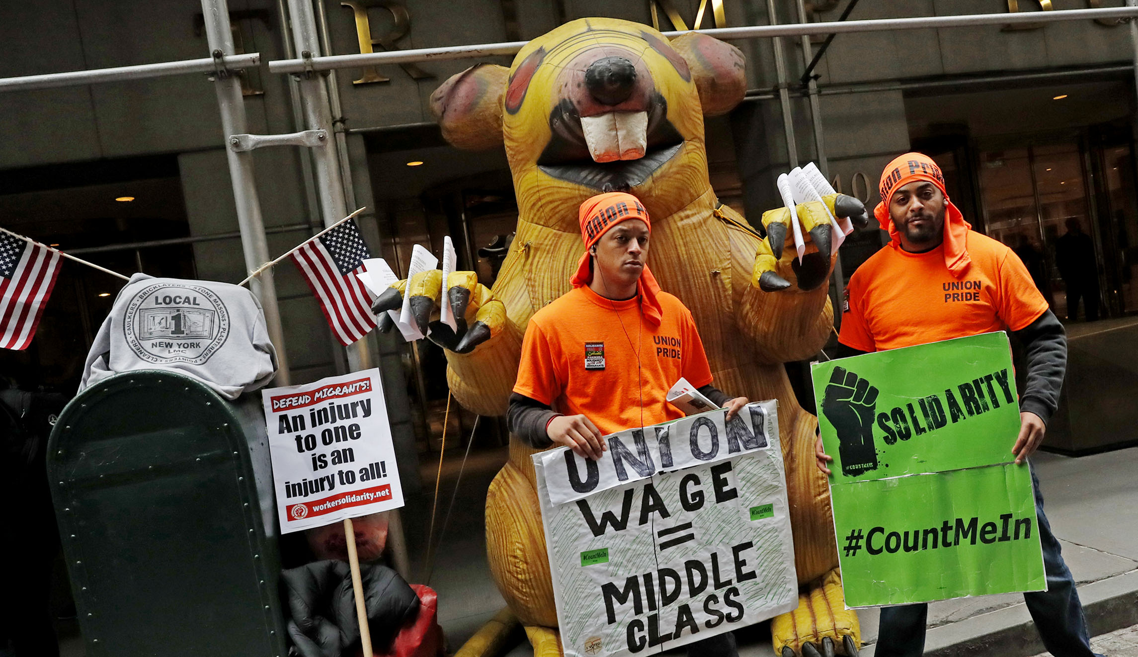 Union use of inflatable rats may be curtailed