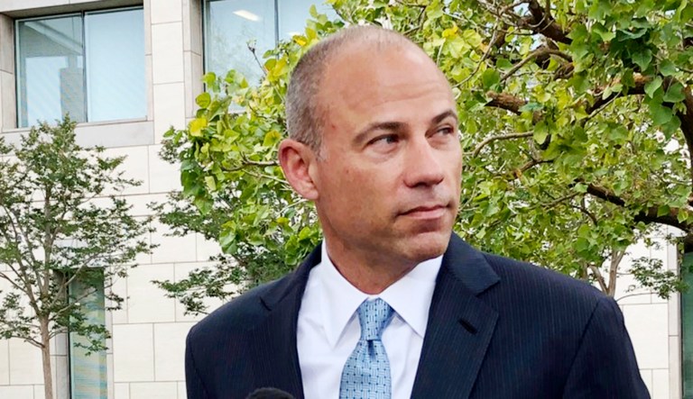 The media created and owns Michael Avenatti Attorney Michael Avenatti talks to the media outside of federal court in Santa Ana, Calif.