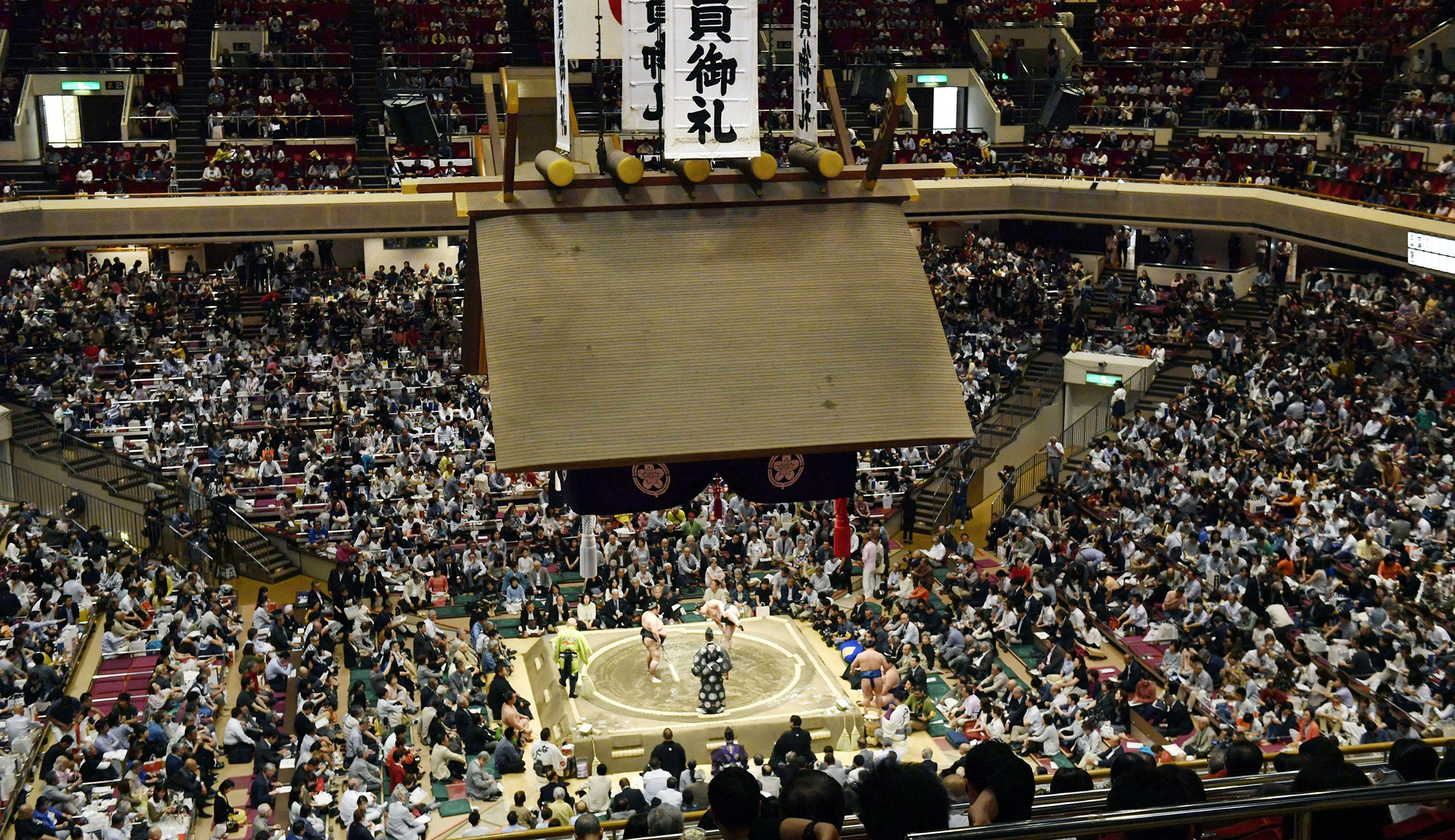 Trump to present trophy to sumo champion while in Japan