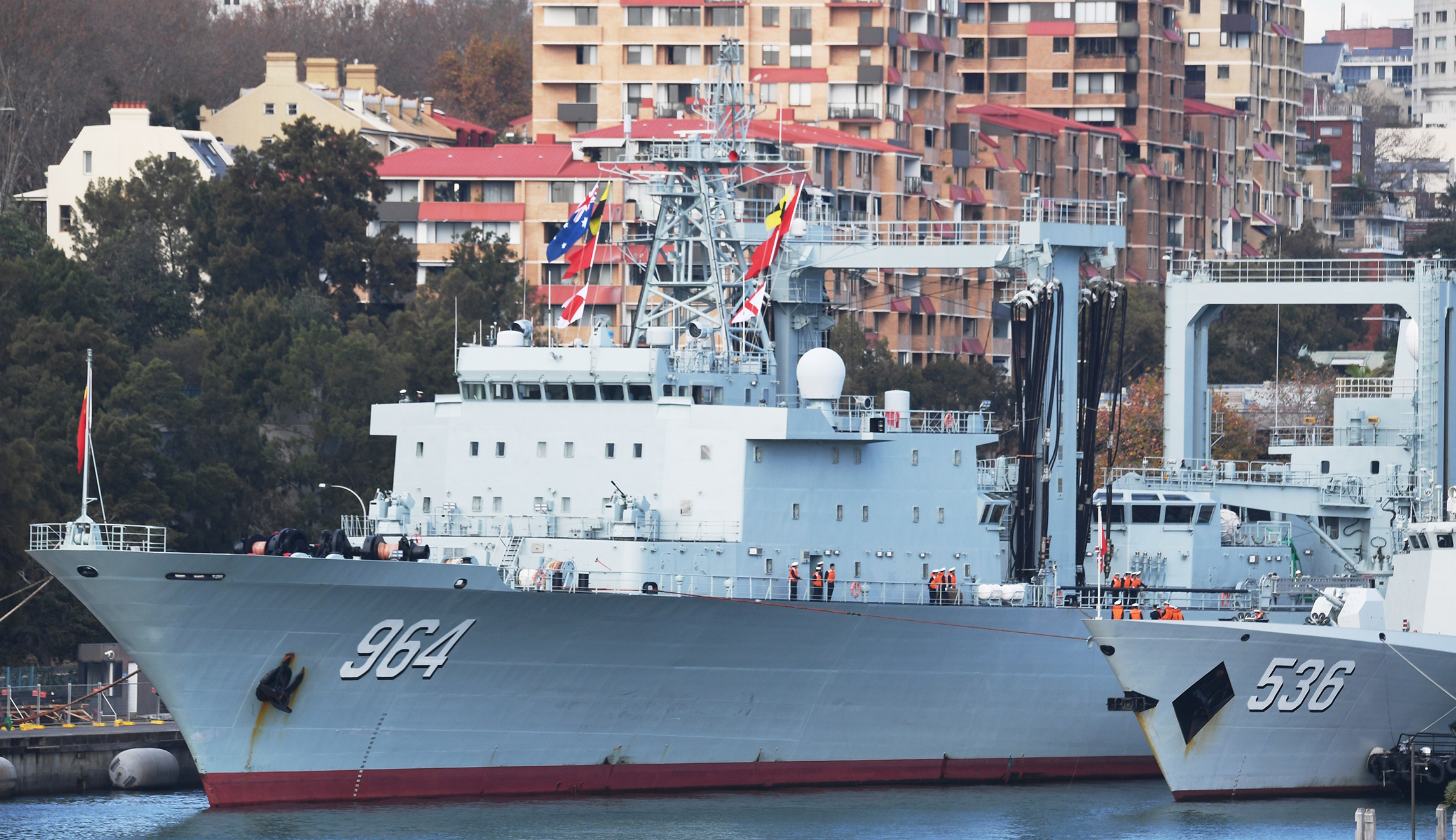 Chinese warships collect baby formula in Australia
