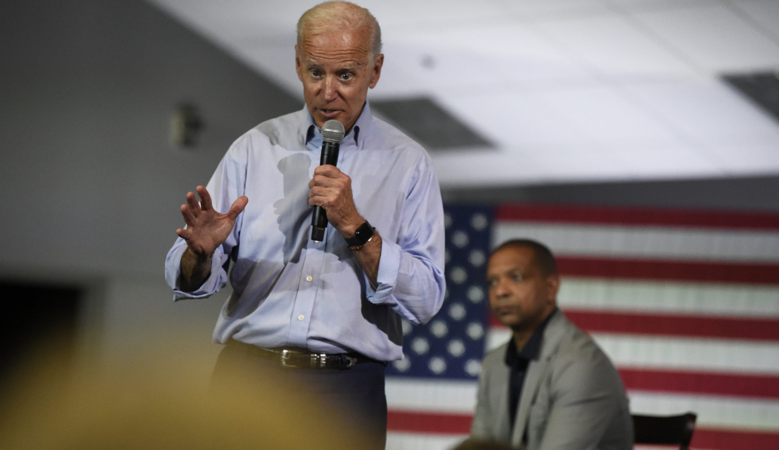 Biden laughs at being accused of dropping Obama’s name — and then name-drops Obama