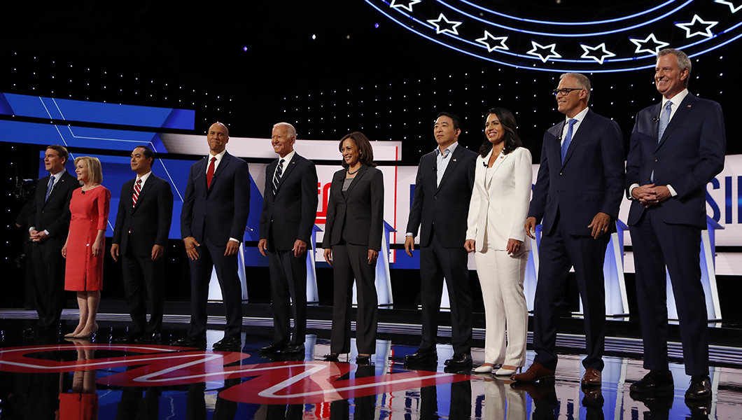 Abortion gets only a brief nod in second round of Democratic debates