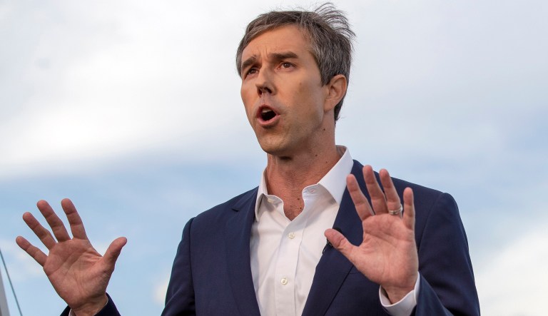 Beto O'Rourke is seen.