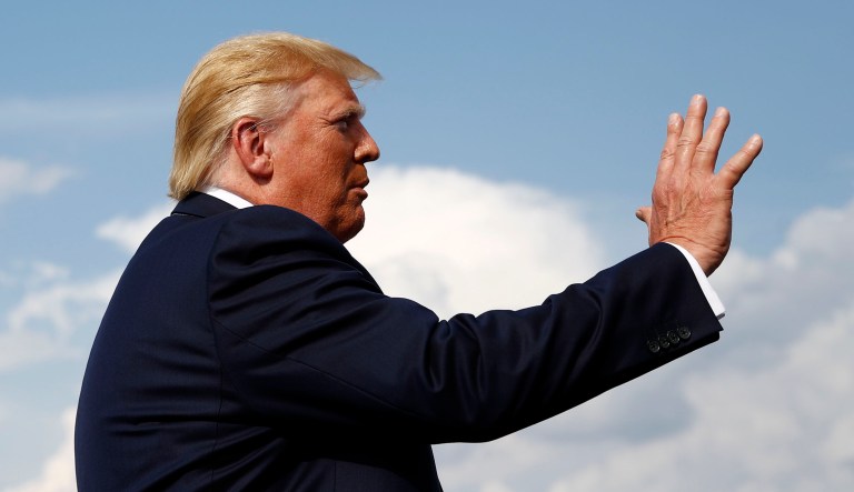 President Trump speaks.