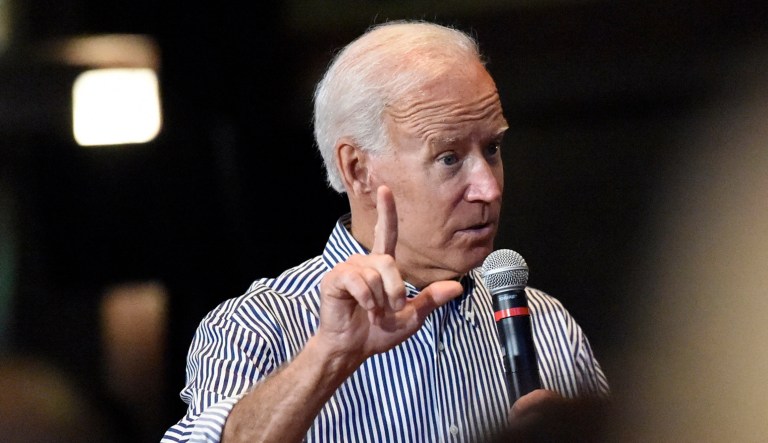 Former Vice President Joe Biden speaks.