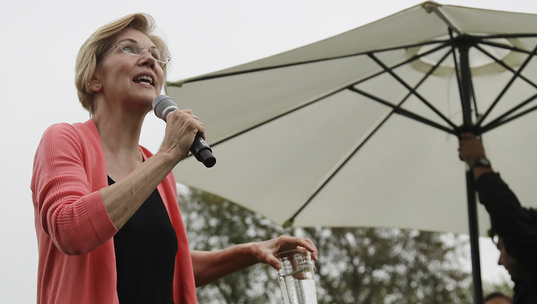 Betting markets now give Elizabeth Warren a higher chance of being nominee than any 2020 Democrat at any point in the race